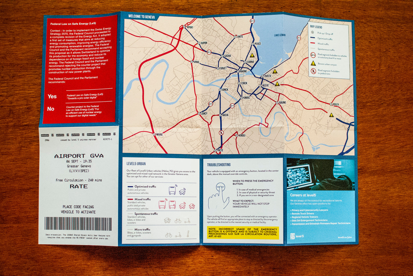 Map of Geneva for Autonomous Vehicles